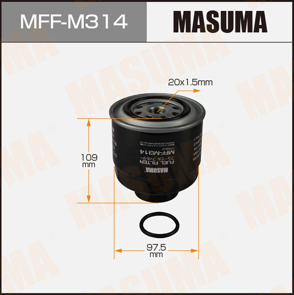 

Фильтр топливный Masuma MFF-M314