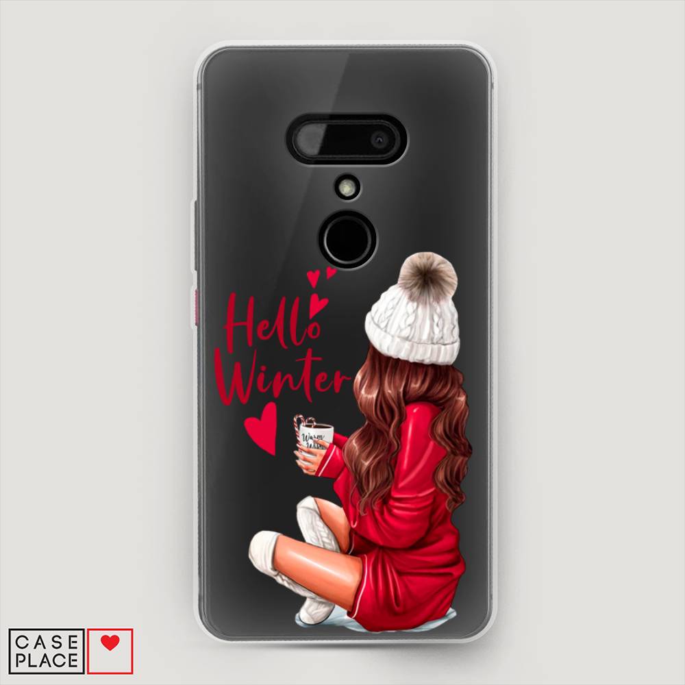 Чехол на HTC U12 Hello winter