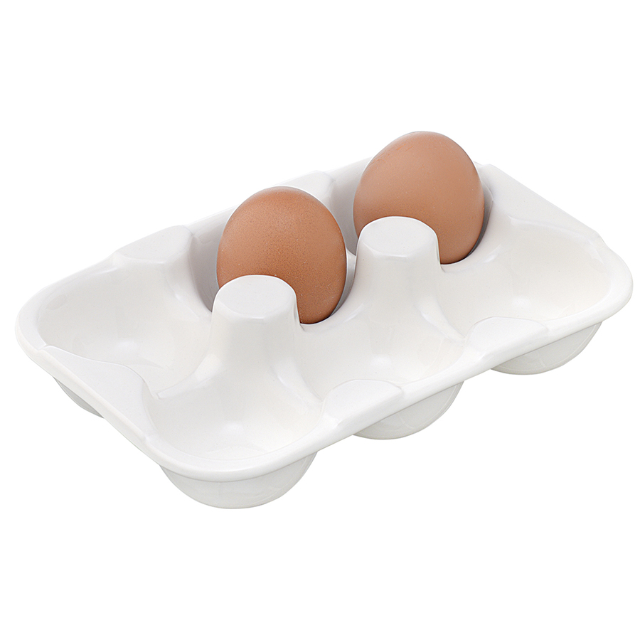 Подставка для яиц Liberty Jones Simplicity 18.6х12.4 см, белая