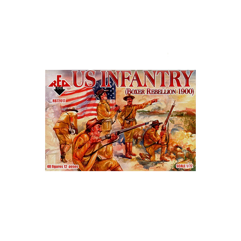 RB72017 Фигуры US Infantry 1900 Boxer Rebellion