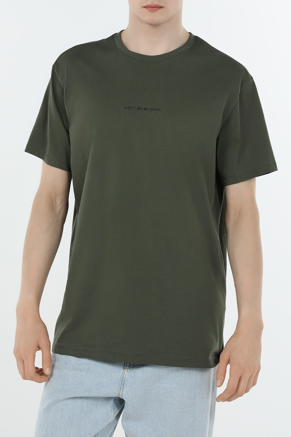 

Футболка мужская Loft LF2036274 хаки 2XL, LF2036274