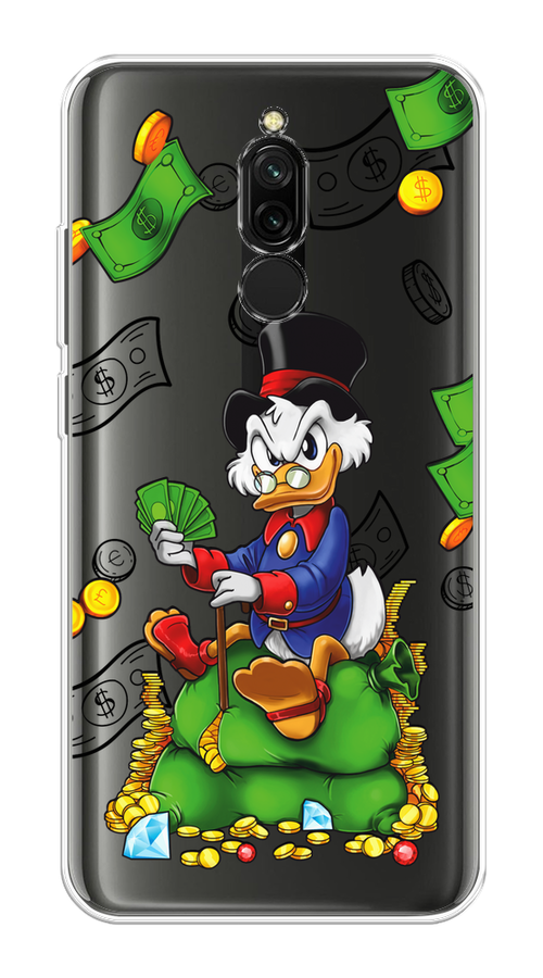 

Чехол на Xiaomi Redmi 8 "Scrooge Richness", Черный;синий;зеленый, 37150-1