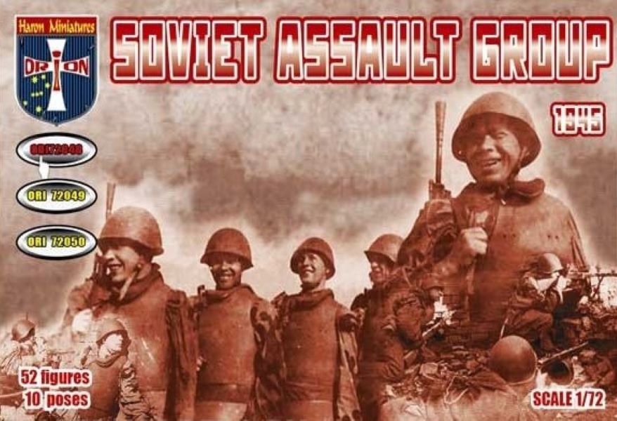 

ORI72048 Фигуры WWII Soviet Assault Group 1945 1/72