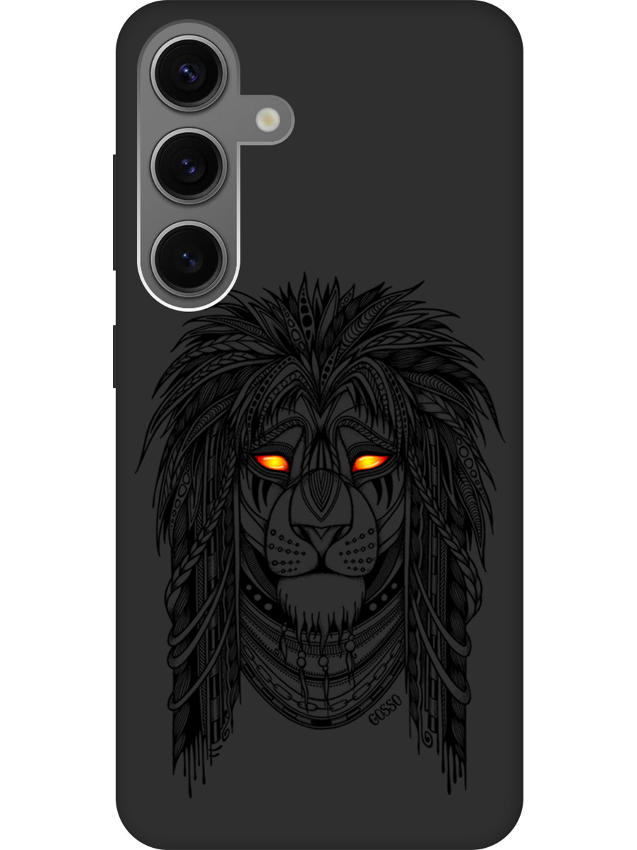 

Силиконовый чехол на Samsung Galaxy S24 с рисунком "Grand Leo" Soft Touch черный, Черный;желтый, 20011914