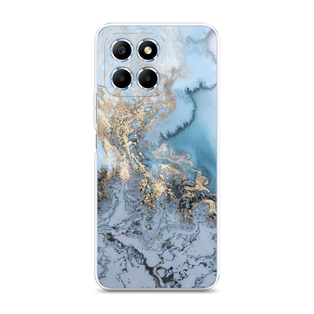 

Чехол Awog 6109550-3 для Huawei X6 "Морозная лавина синяя", Серебристый, 6109550-3