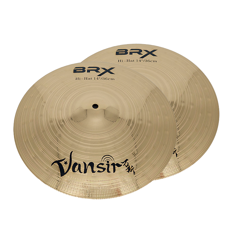 Тарелки для ударной установки VANSIR Brx-bp Brass Hi-hat 14 2 шт 11539₽