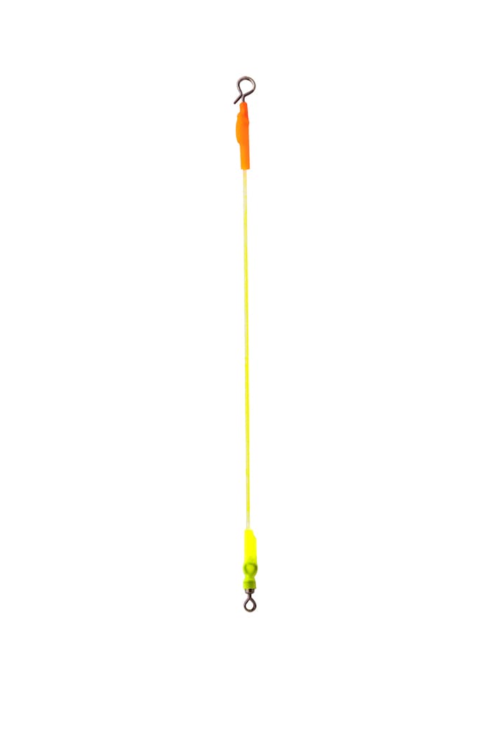 Рыболовный поводок Зимородок 061.07 желтый 10 кг, 10 см, 2 шт.