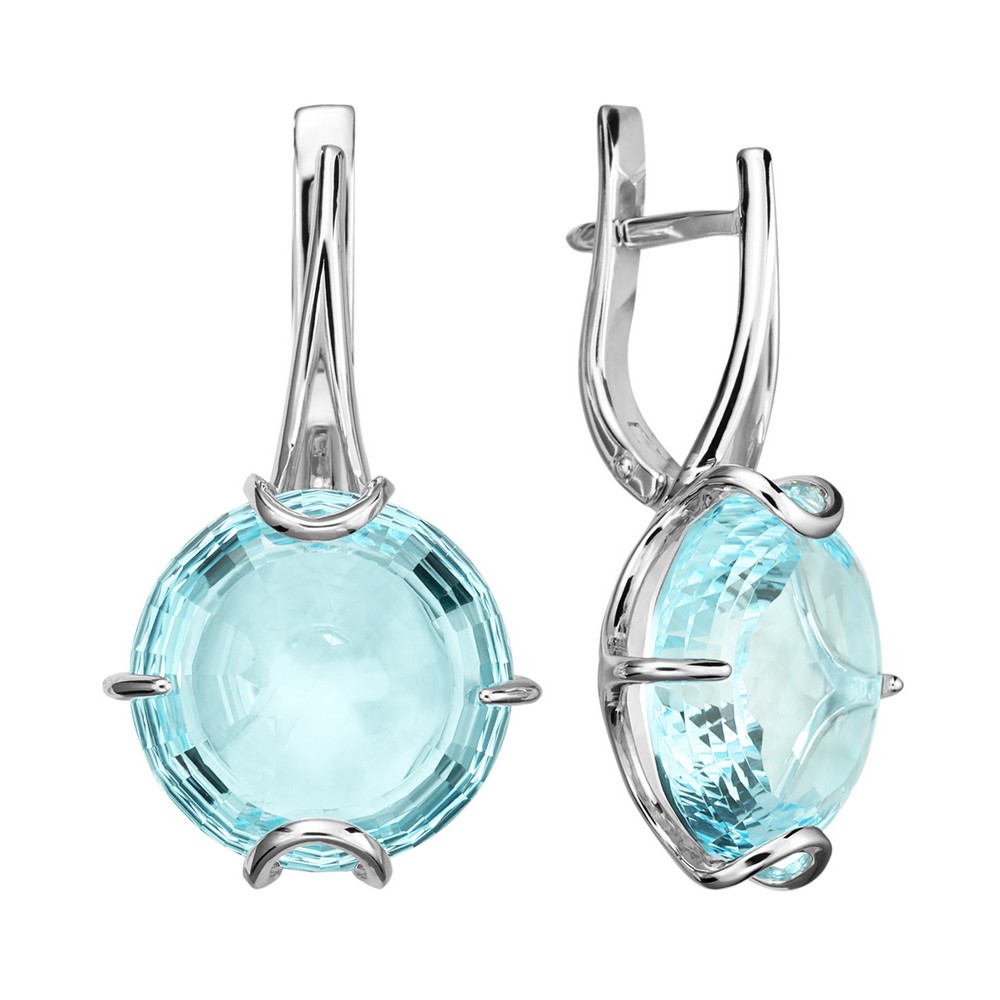 

Серьги из золота c голубым топазом ALORIS Серьги 1099Т_, Серьги 1099Т_
