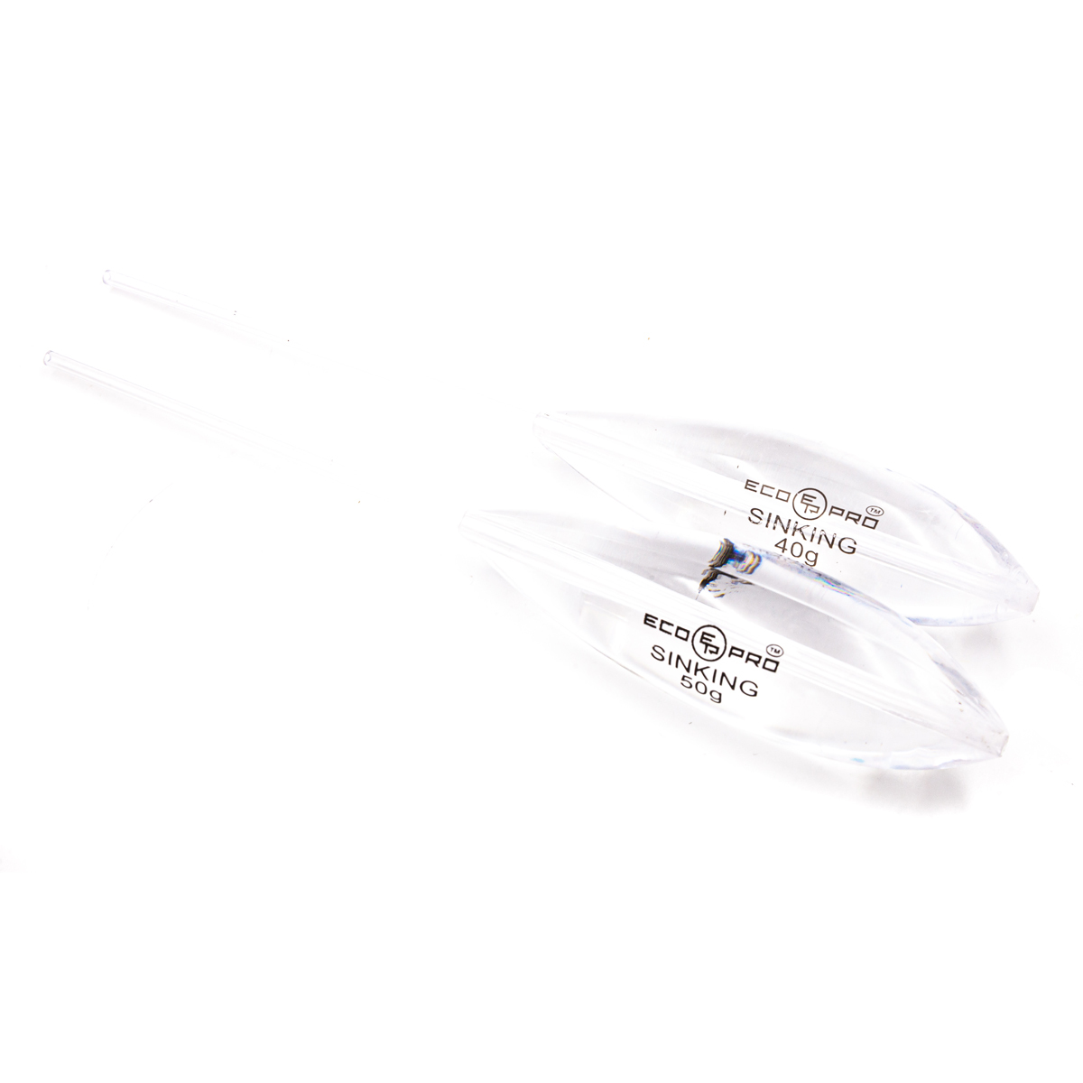 

Набор тонущих бомбард Ecopro Капля Clear AZ-22709-C 40-50 гр, 2 шт