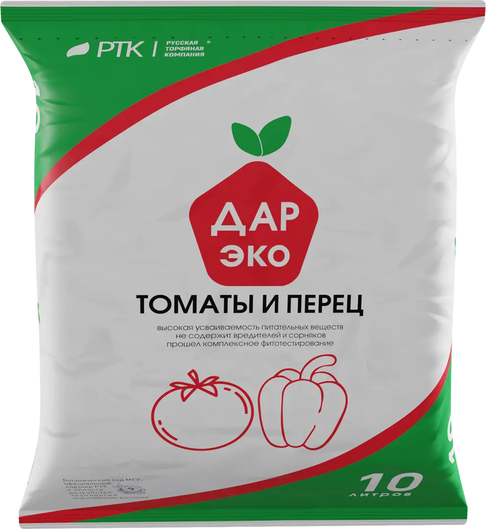 

Грунт Томаты и перец ДарЭко 10 л