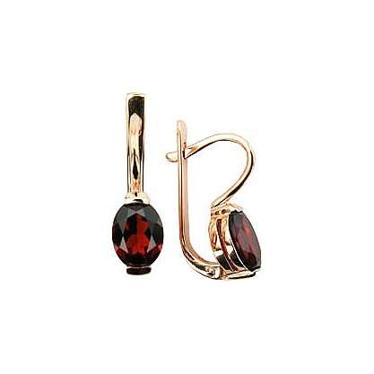 

Серьги из красного золота ALORIS Серьги 231Г, гранат, Серьги 231Г