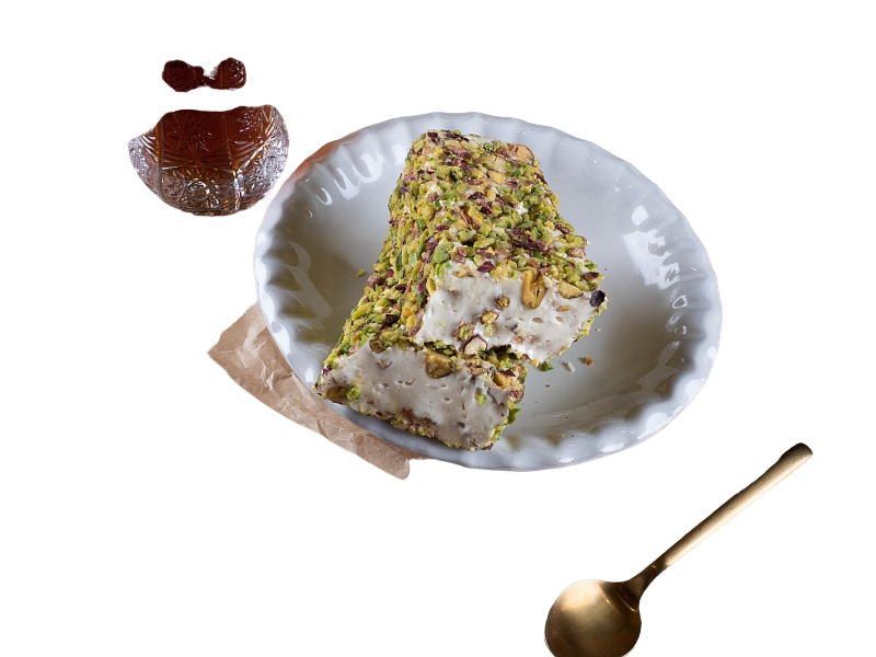 

Нуга с фисташками