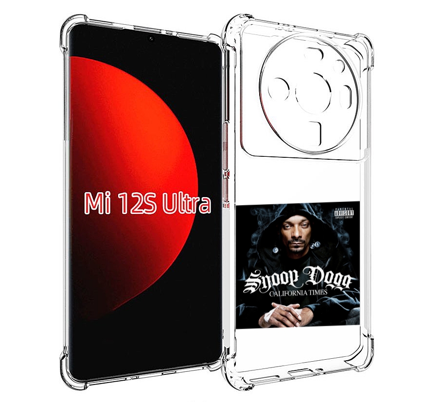 

Чехол MyPads Snoop Dogg CALIFORNIA TIMES для Xiaomi 12S Ultra, Прозрачный, Tocco