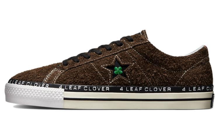 

Кеды унисекс Converse Patta One Star 4 Leaf Clover коричневые 36 EU, Коричневый, Patta x Converse One Star 4 Leaf Clover