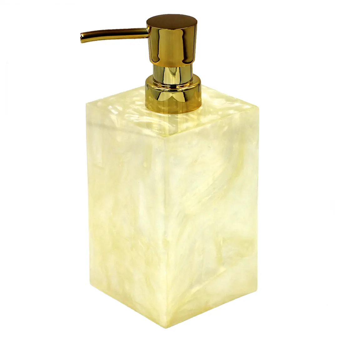 Дозатор для жидкого мыла Bath Plus Pearl цвет жёлтый