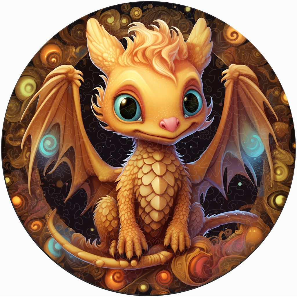 

Деревянный пазл BoberBox Малыш Дракончик размер 30x30 см, PZ16