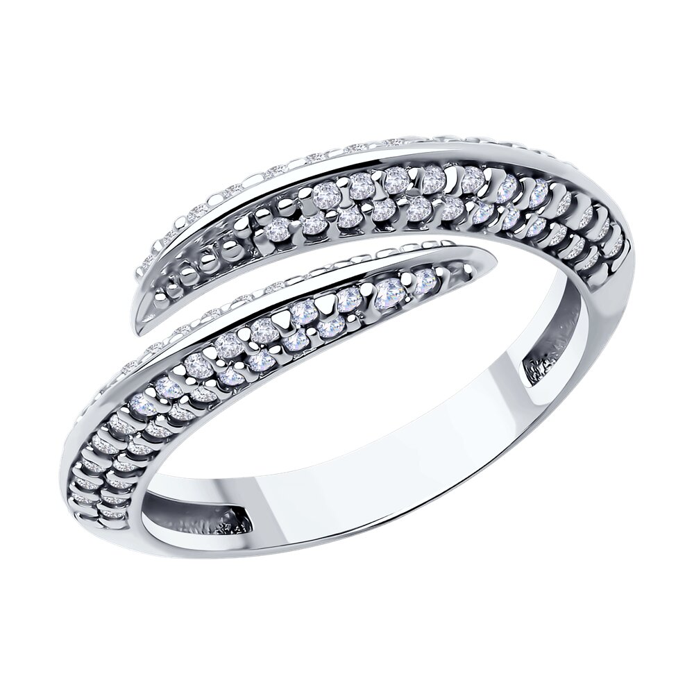

Кольцо из серебра р. 18 Diamant 94-110-02070-1, фианит, 94-110-02070-1