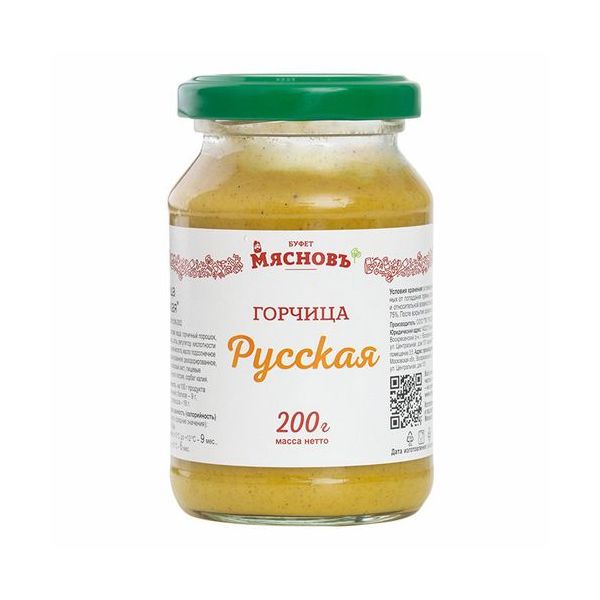 

Горчица МясновЪ БУФЕТ русская 200 г