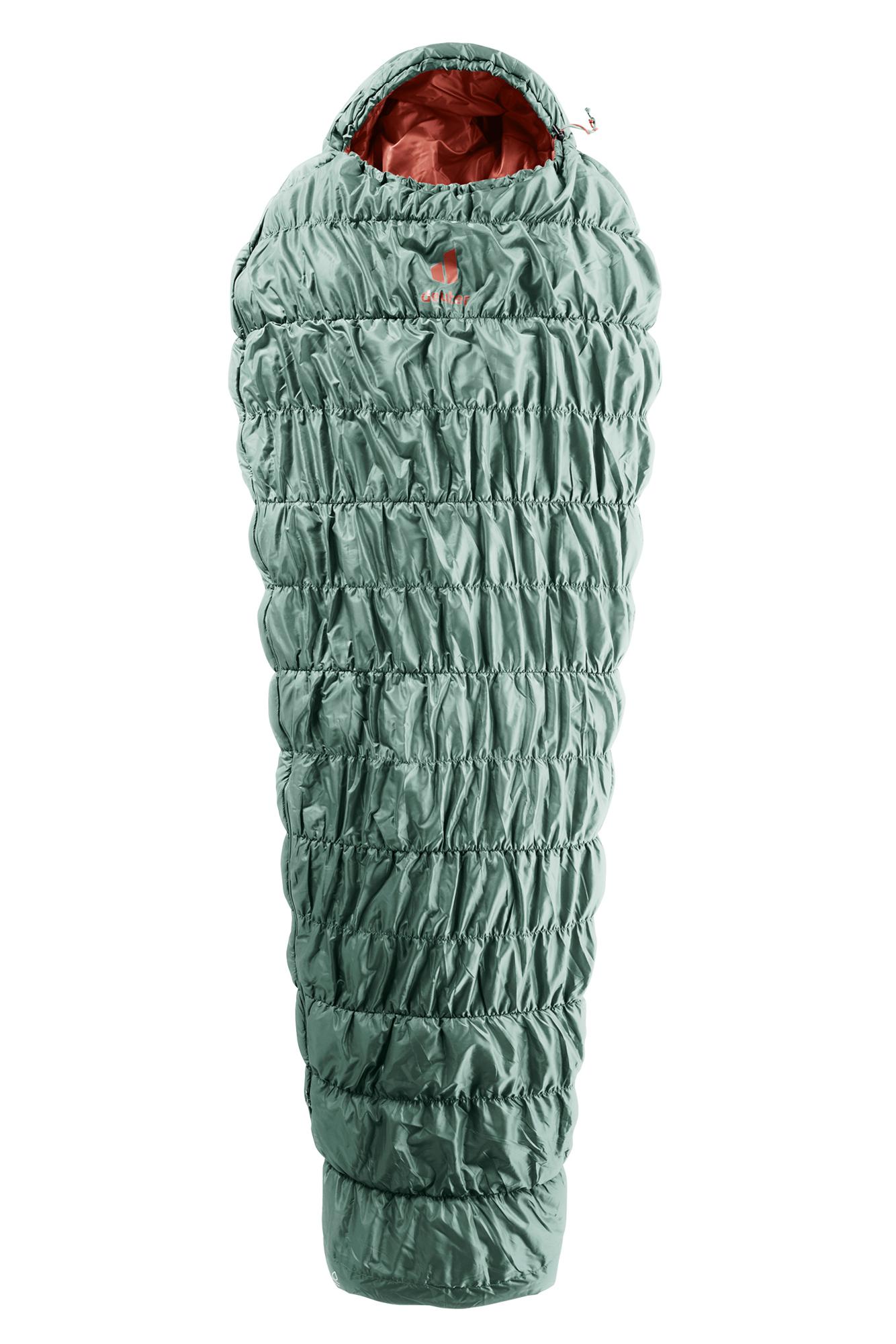 

Спальник Deuter Exosphere +4° Sl Left Sage-Redwood (Б/Р) 2024, Зеленый, Exosphere +4° Sl Left