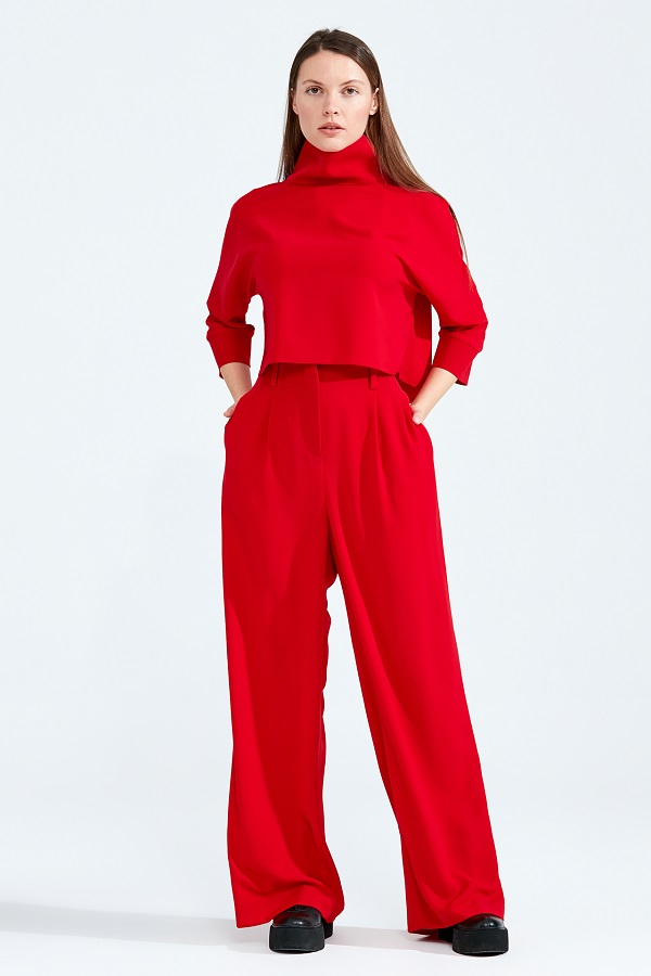 

Брюки женские C For You 458 красные 36 EU (доставка из-за рубежа), Красный, 458