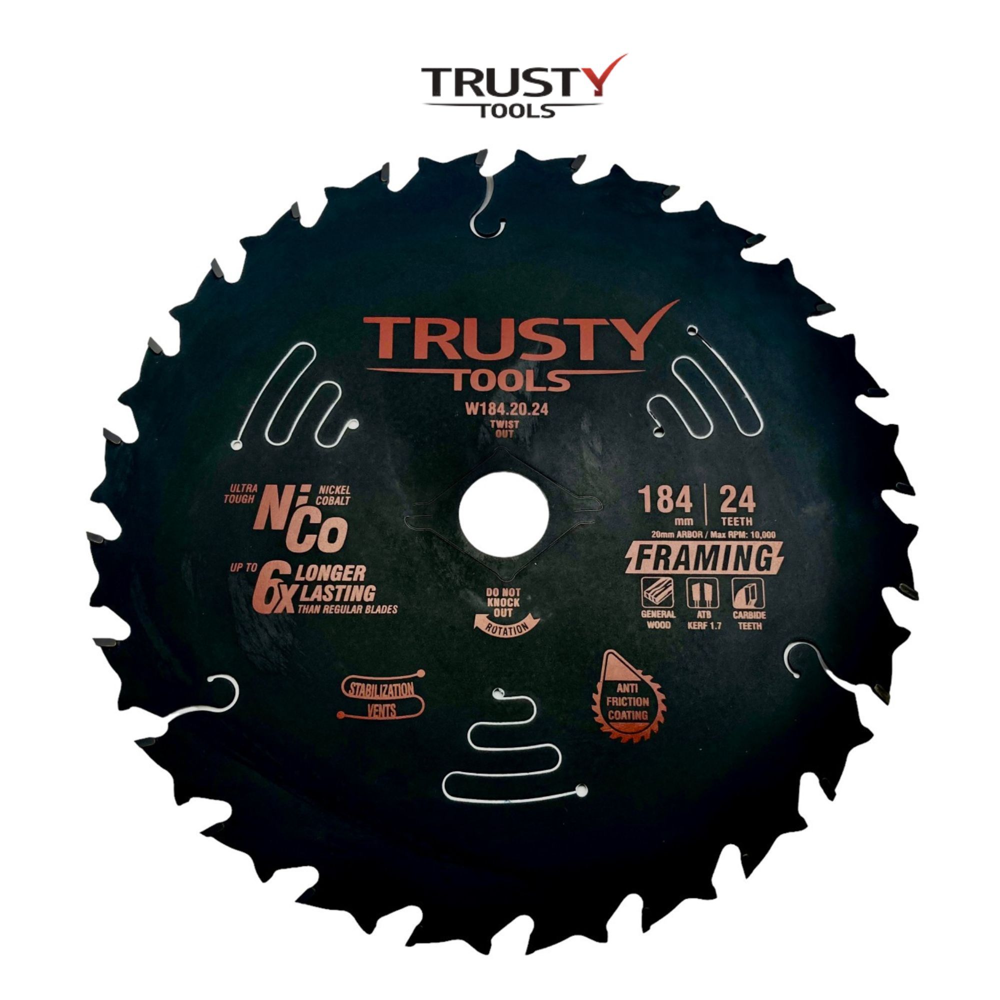 Диск пильный Trusty-Tools Framing 184х20 24T 2050₽