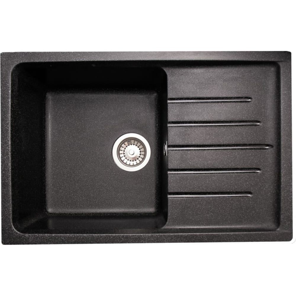 

Кухонная мойка GranAlliance GA-41 черный GA-41-308