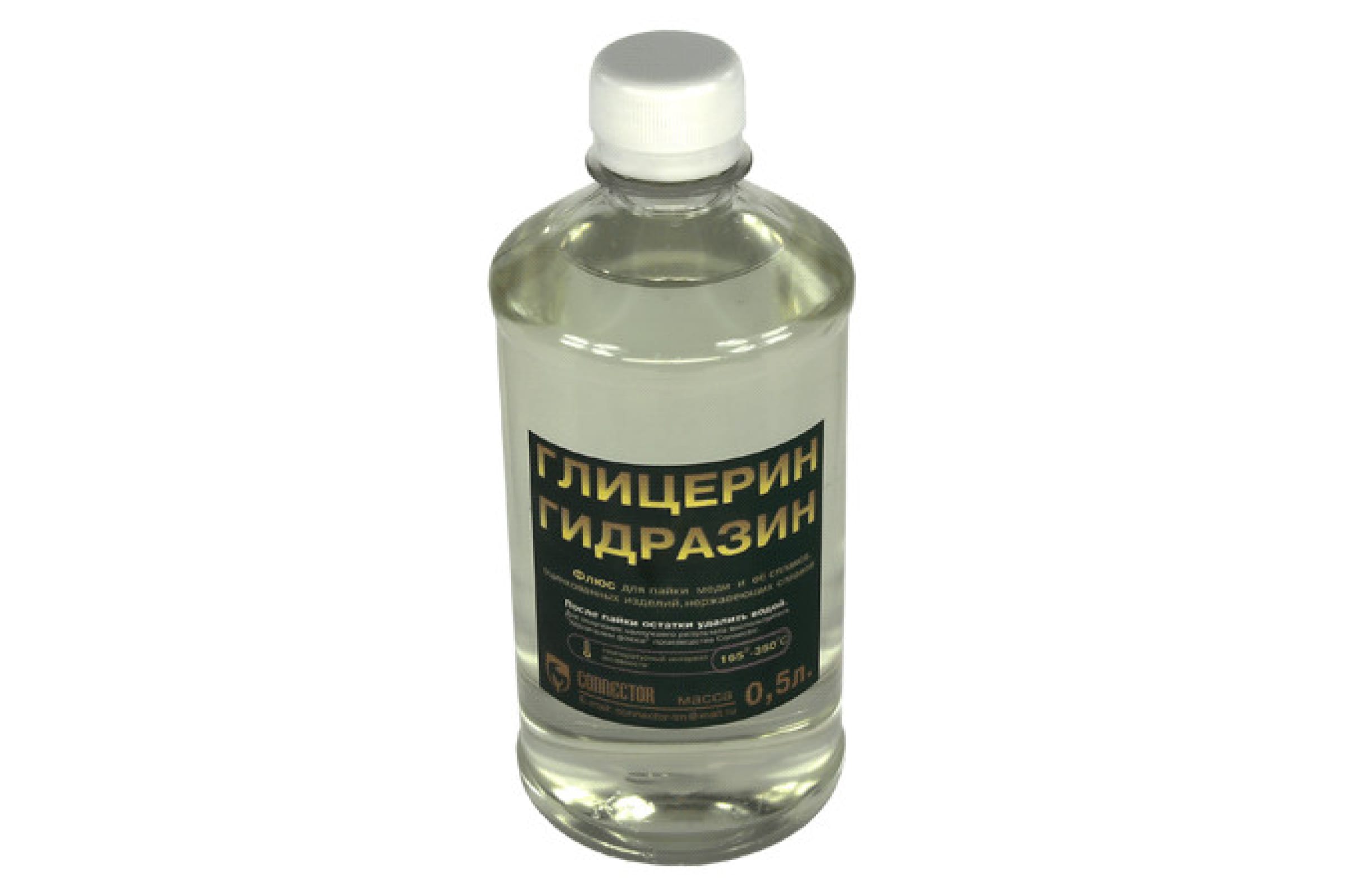

Глицерин гидразиновый 0,5 л Connector GL-GIDFL-500