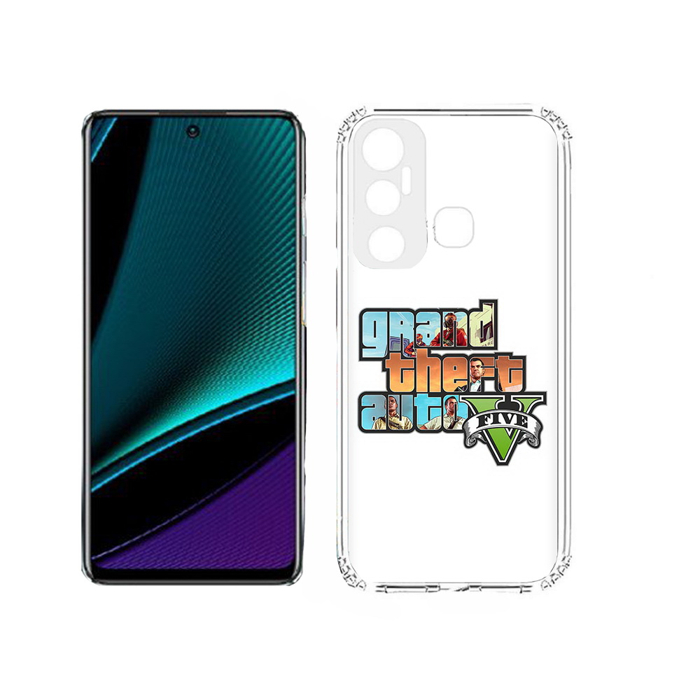 

Чехол MyPads Tocco для Infinix Hot 11s ГТА, Прозрачный, Tocco