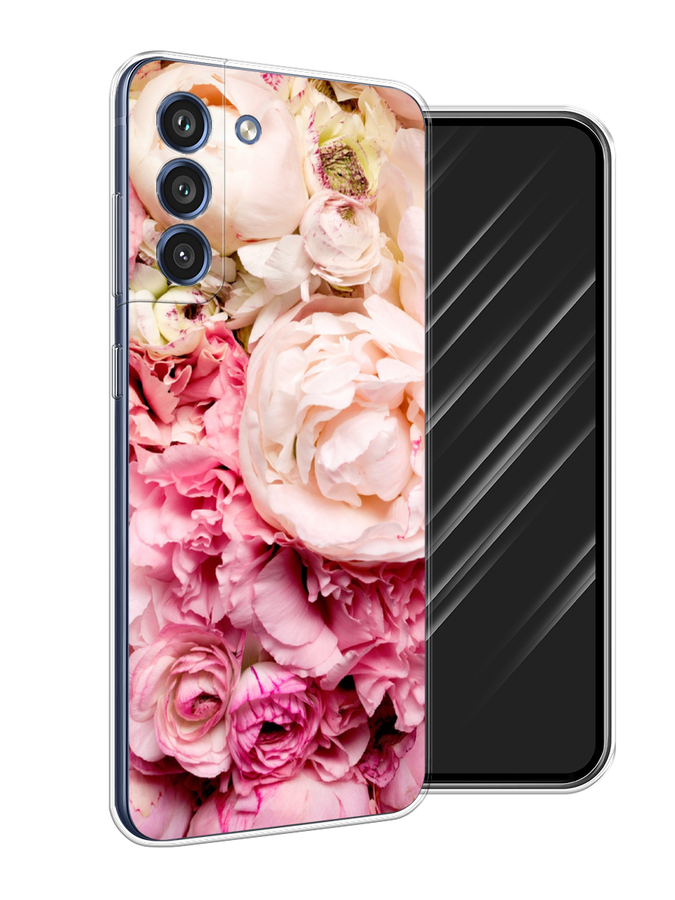 

Чехол Awog на Samsung Galaxy S21 FE 5G / Самсунг S21 FE 5G "Пионы яркие", Розовый, 2103050-8
