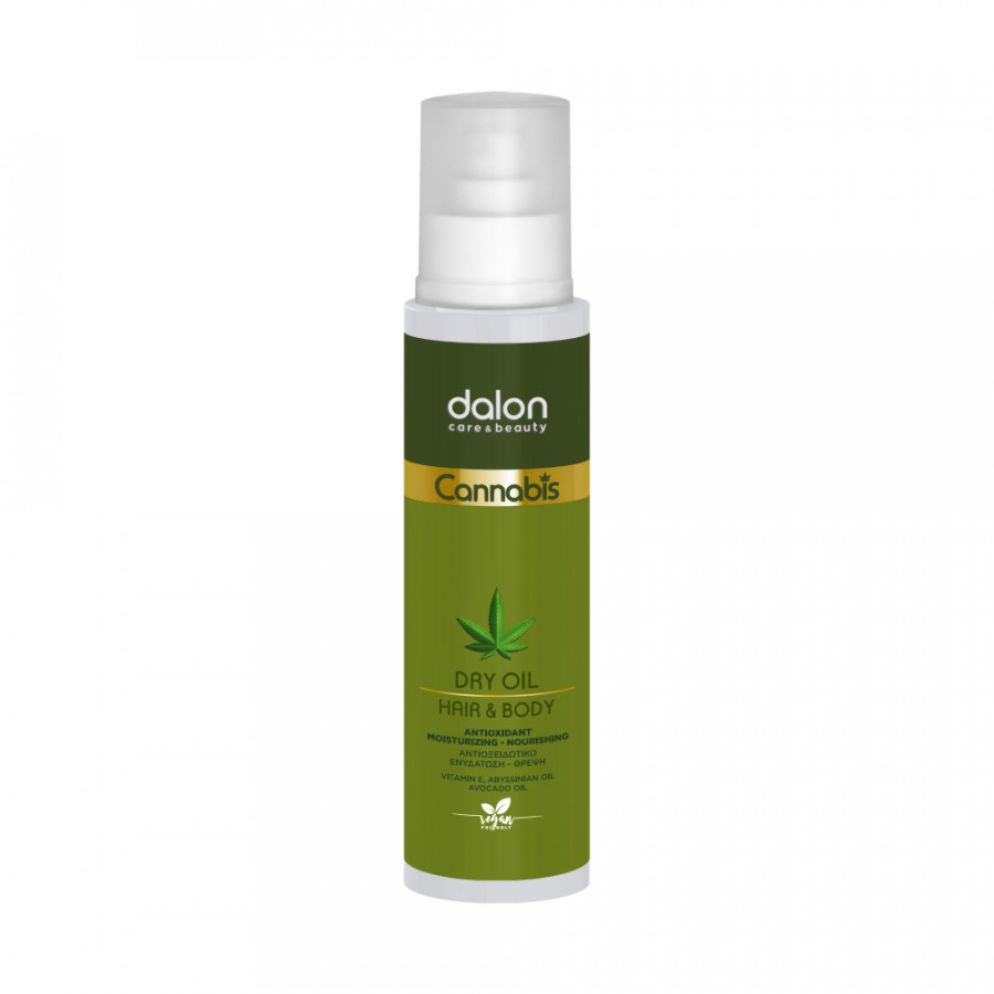 Спрей-масло для волос Dalon Prime Dry Oil Cannabis для поврежденных волос, 100 мл