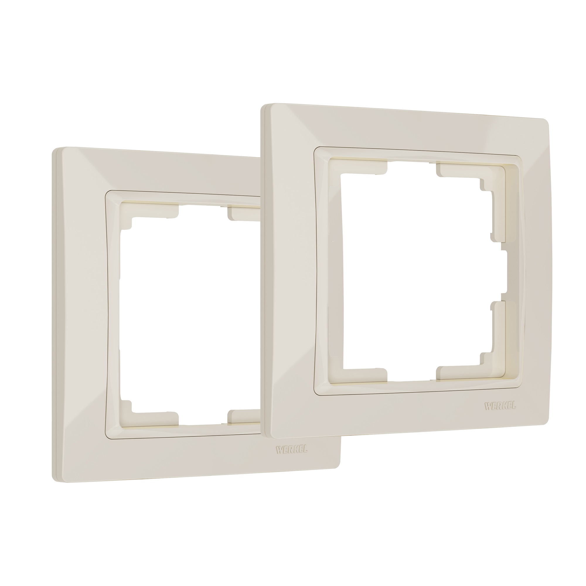 

Рамка для розетки/выключ. 1 пост (комплект 2 шт) Werkel Snabb Basic W0012003 слонов. кость