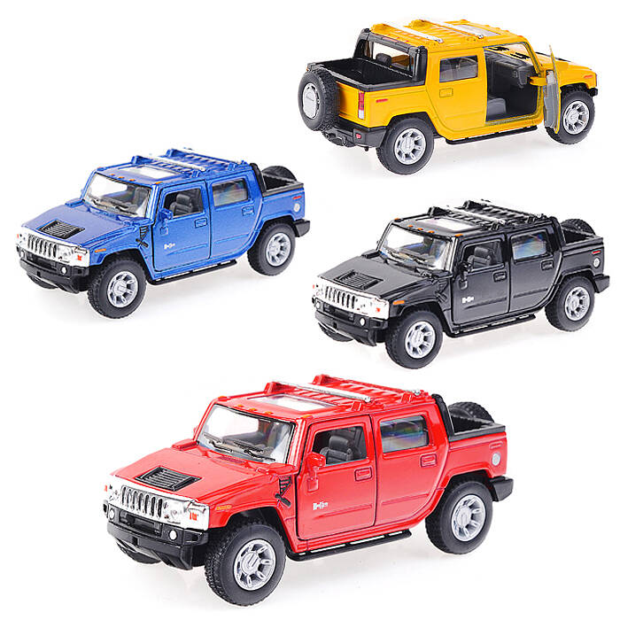 

Модель Hummer H2 мет, инерц 1:40, в пакете, Разноцветный