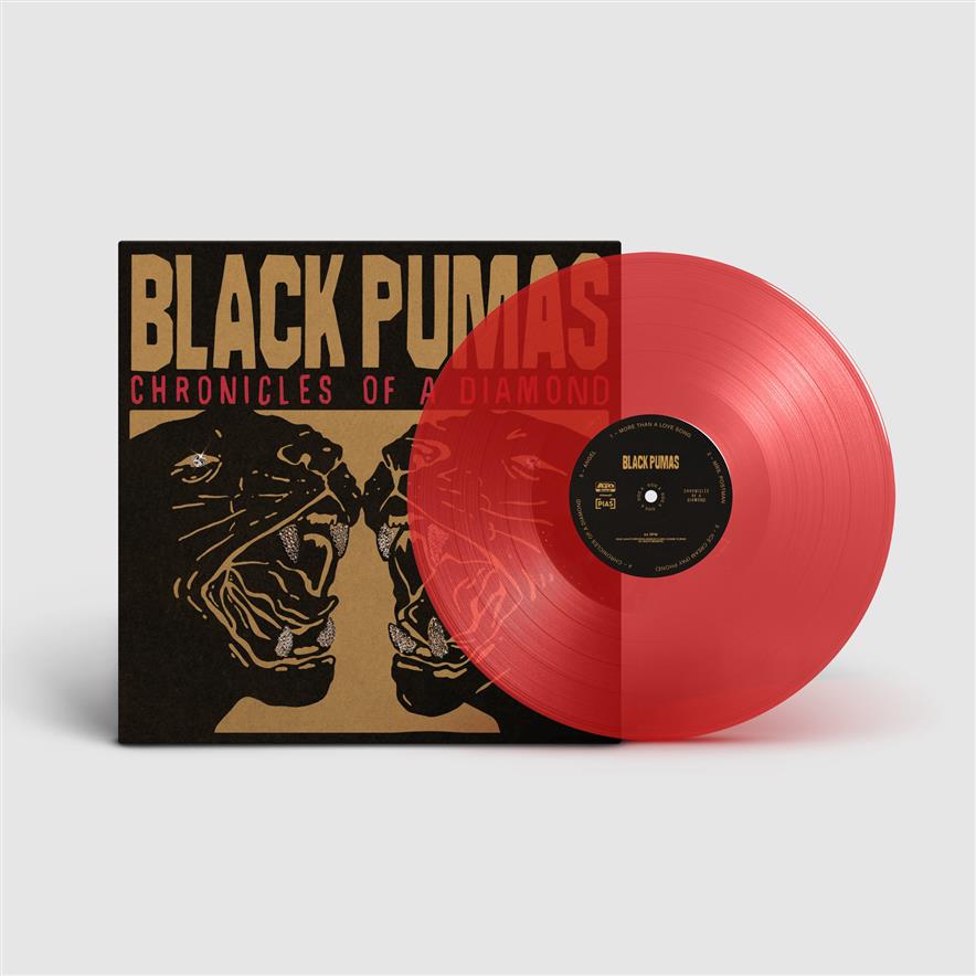 Black Pumas Chronicles Of A Diamond Transparent Red (LP)