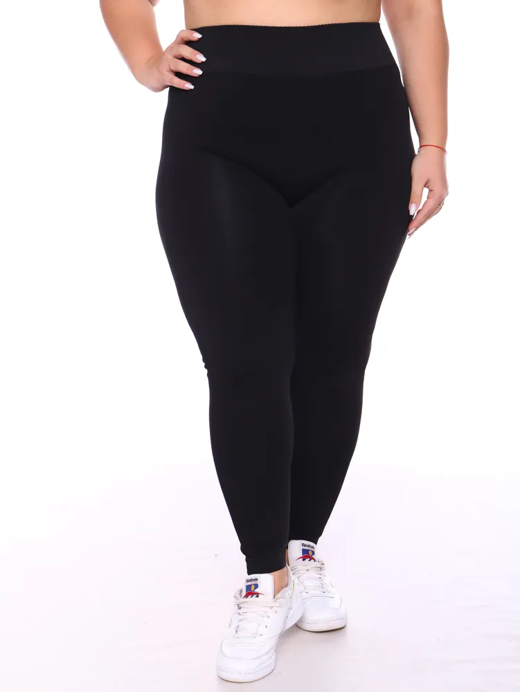 

Леггинсы женские NoBrand А232 черные ONE SIZE, А232