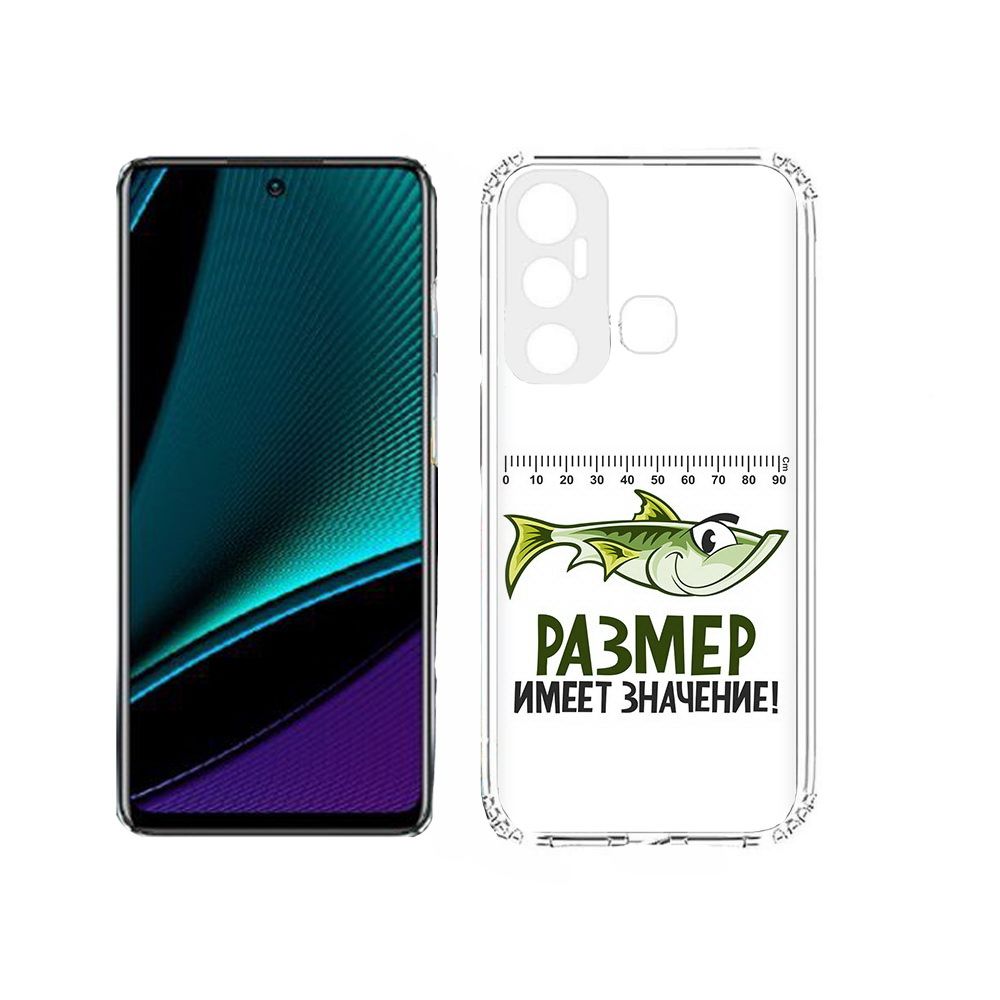 

Чехол MyPads Tocco для Infinix Hot 11s размер не имеет значения, Прозрачный, Tocco
