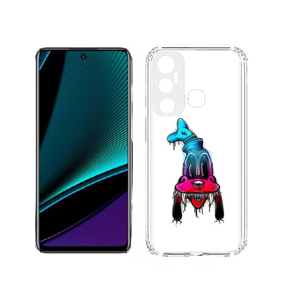 

Чехол MyPads Tocco для Infinix Hot 11s Гуффи, Прозрачный, Tocco