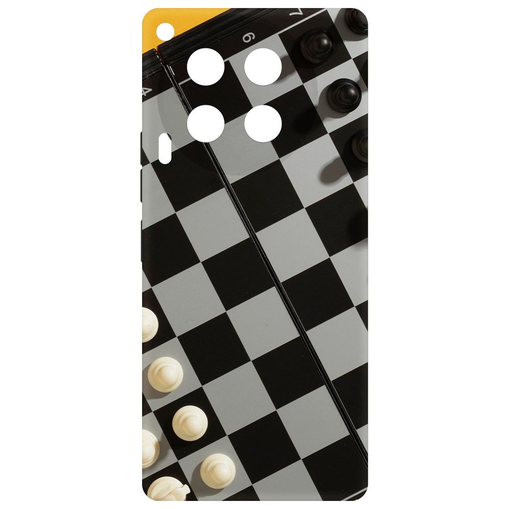 

Чехол-накладка Krutoff Soft Case Шахматы для TECNO Camon 30 черный