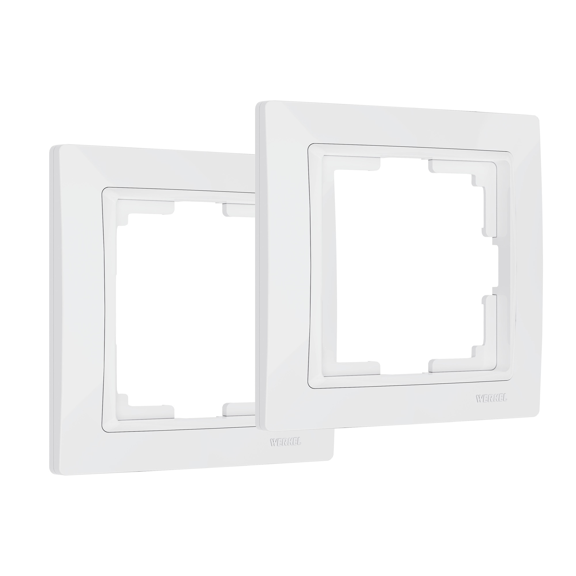 

Рамка для розетки/выключателя на 1 пост (комплект 2 шт.) Werkel Snabb Basic W0012001 белый