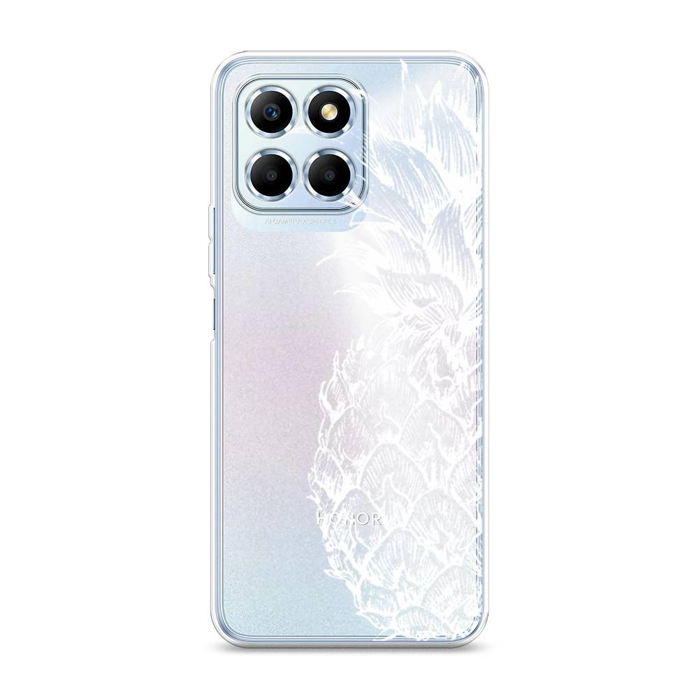 

Чехол Awog 6109550-10 для Huawei X6 "Ананас графика белая", Белый, 6109550-10