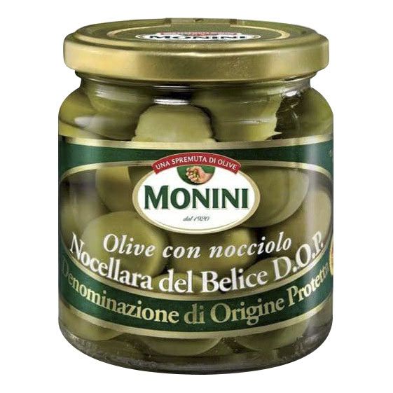 

Оливки Monini Nocellara del Belice D.O.P с косточкой 300 г