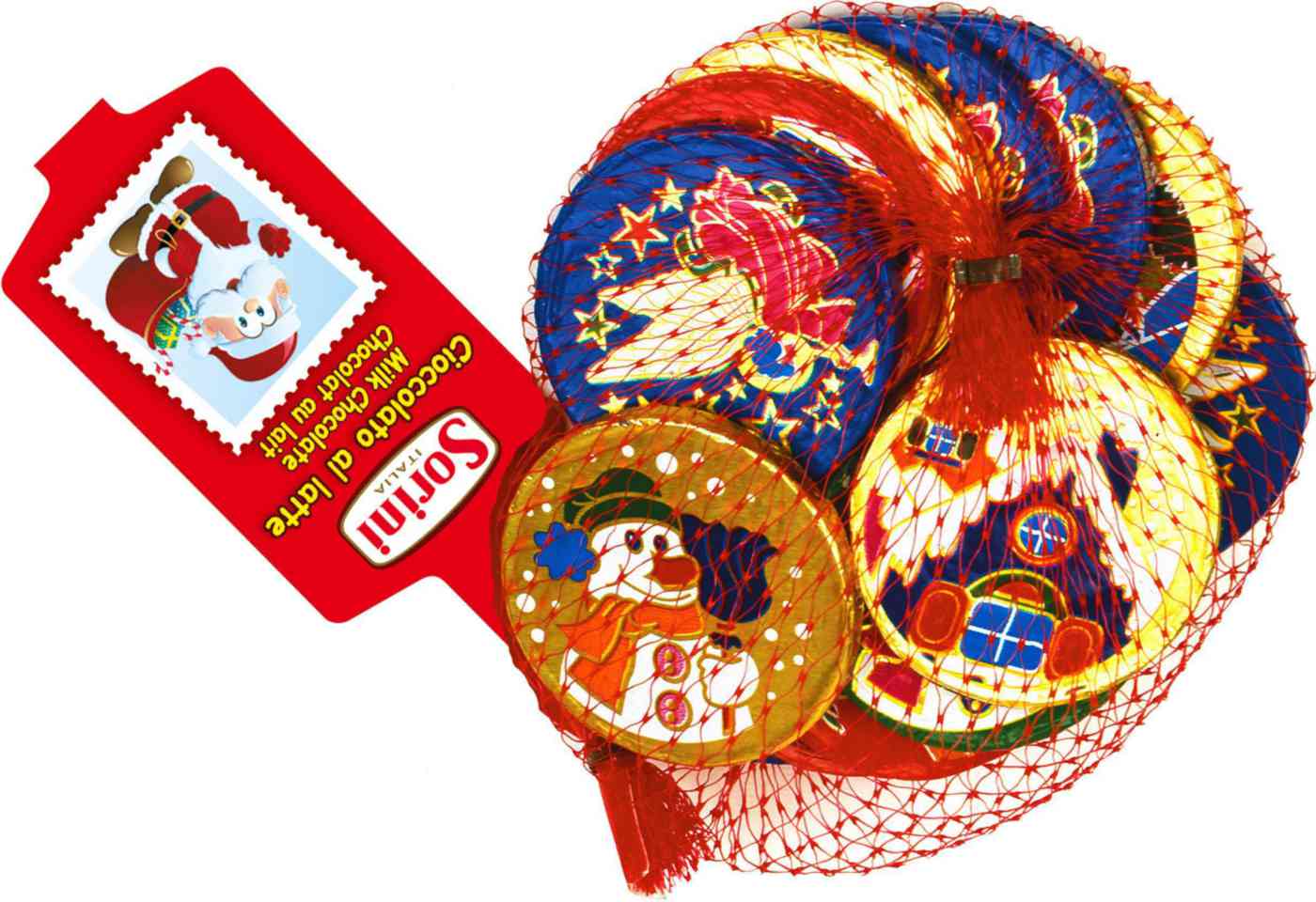 

Шоколадные фигуры Sorini Новогодние монетки 90 г
