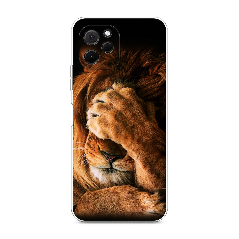 

Чехол Awog на HuaweI Nova Y61 "Львиный стыд", Коричневый;черный, 6120050-1