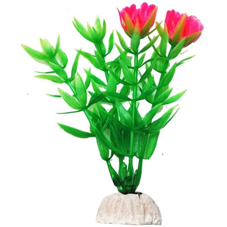 Растение аквариумное УЮТ Гетерантера зеленая с розовыми цветами