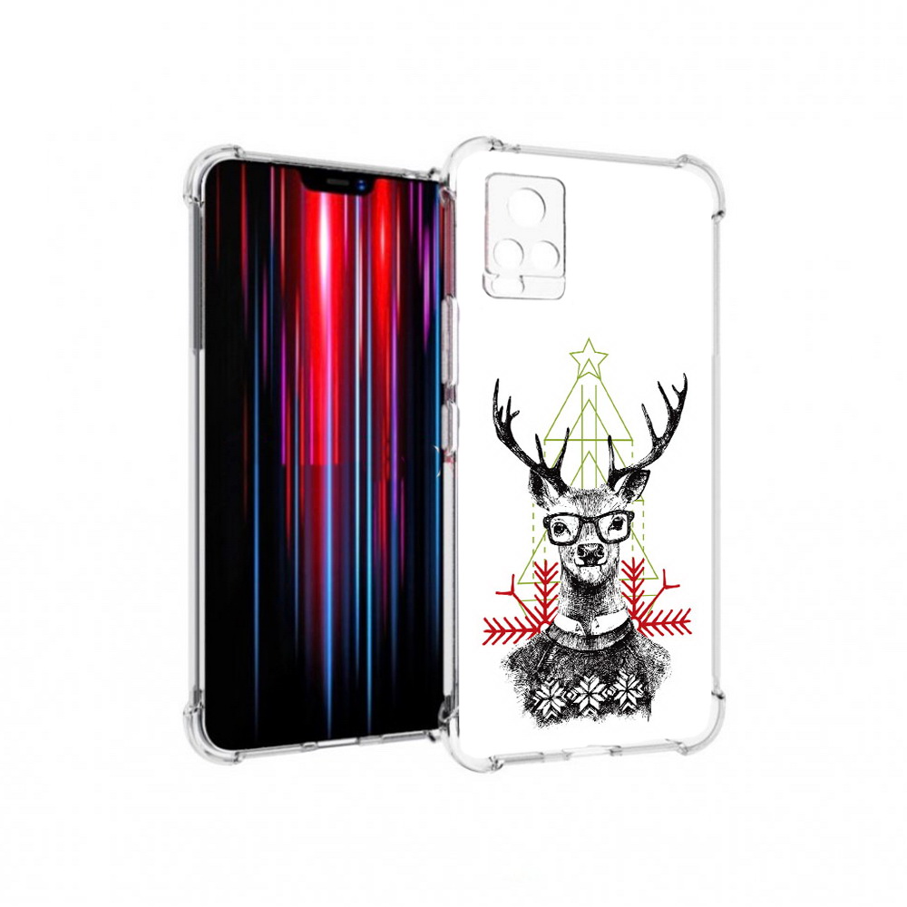 

Чехол MyPads Tocco для Vivo V20 PRO умный олень (PT226964.386.652), Прозрачный, Tocco