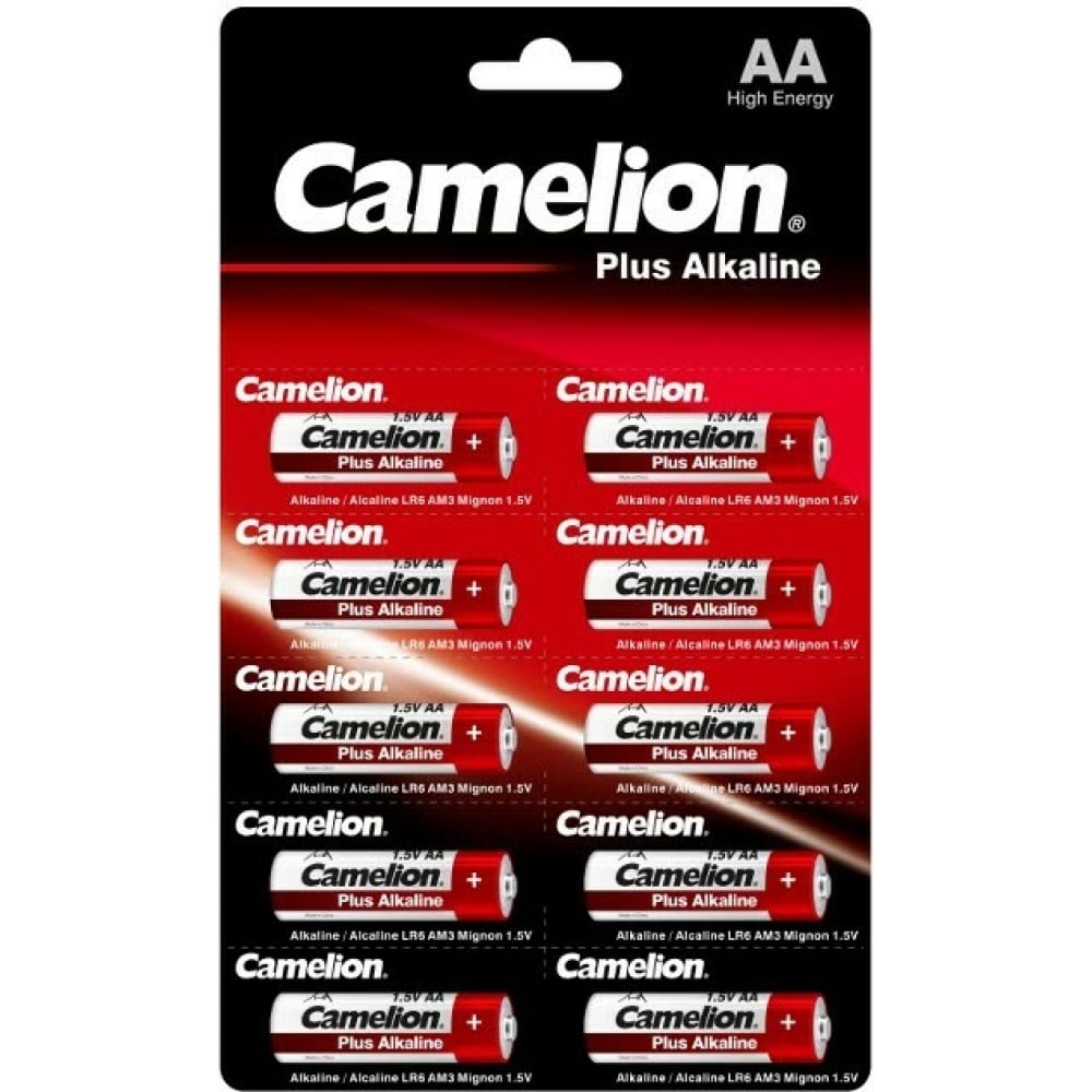 

Батарейка Camelion, 1.5В LR6 Plus Alkaline BP1x10P LR6-BP1x10P 14135