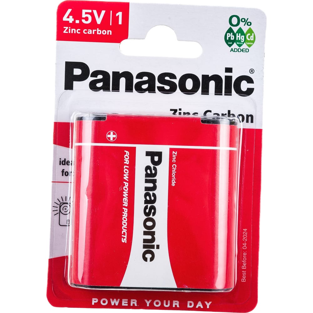 Батарейка Panasonic 3R12 Zinc Carbon Bl1 349