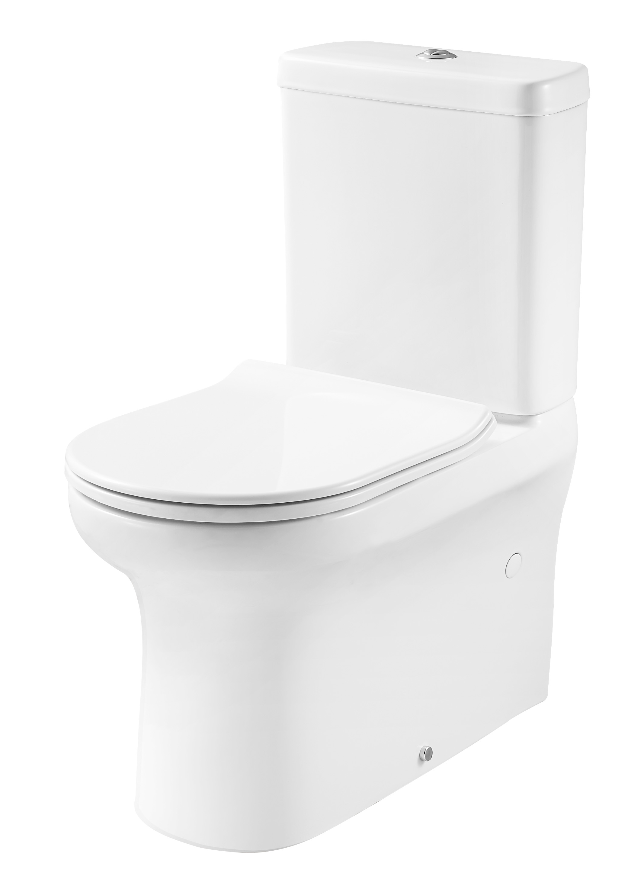 

ARCHI Унитаз-компакт безободковый, с тонкой крышкой, микролифт (380*680*820)