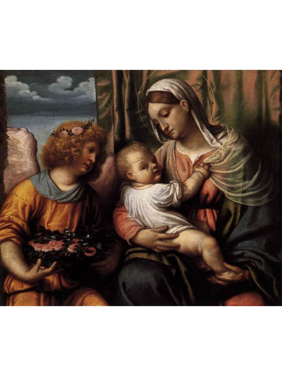 

Постер DRABS A3 Моретто да Брешиа Virgin and Child