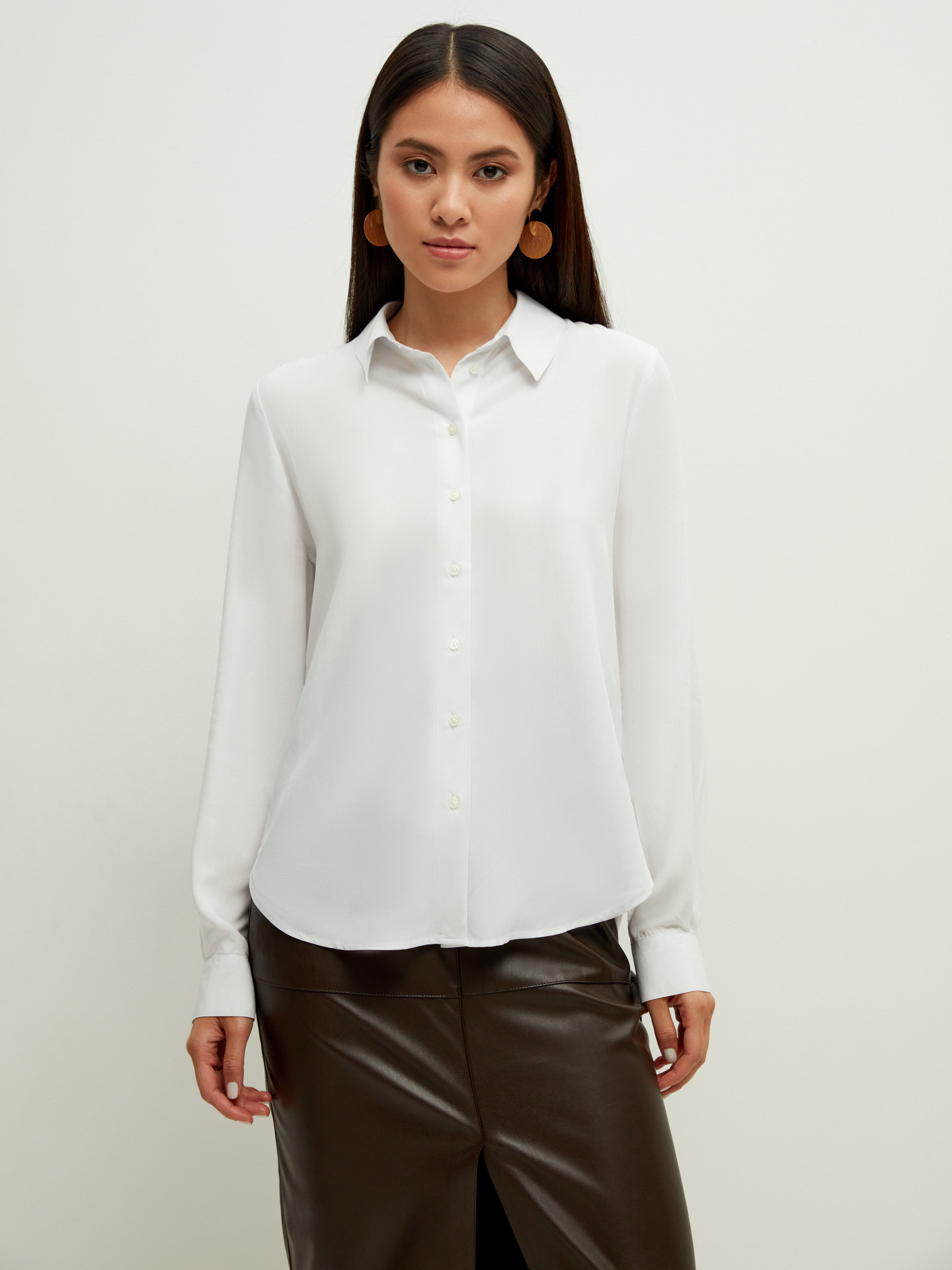 

Рубашка женская ZARINA 2368100300-1 белая L, 2368100300-1