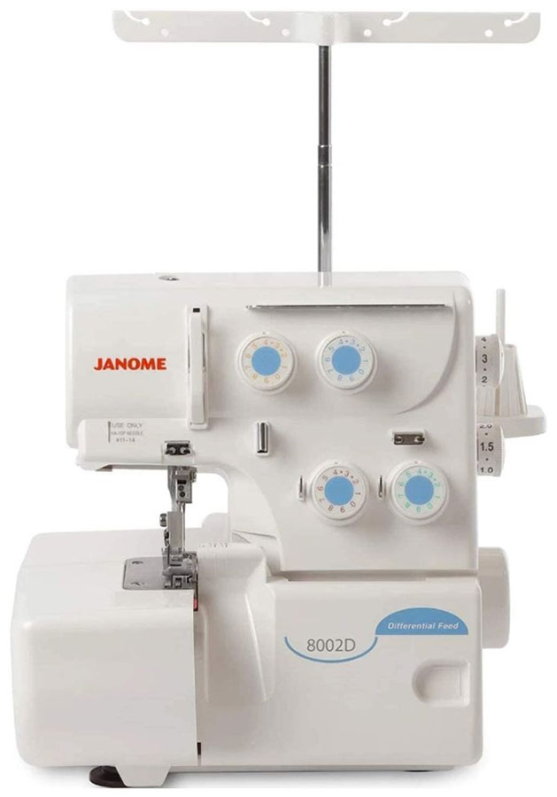 Оверлок Janome 8002D белый оверлок necchi 5600d белый